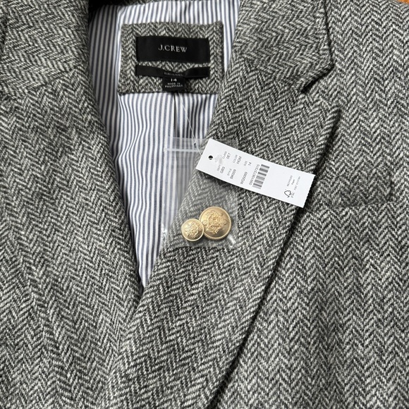 J. Crew Bristol blazer in graphite herringbone wool - Picture 12 of 12